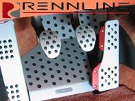 Tablero de piso de aluminio Rennline. El lado del conductor. Porsche 996 / 997 / Boxster / Caimán - F18RH Tablero de piso de aluminio Rennline. El lado del conductor. Porsche 996 / 997 / Boxster / Caimán - F18RH