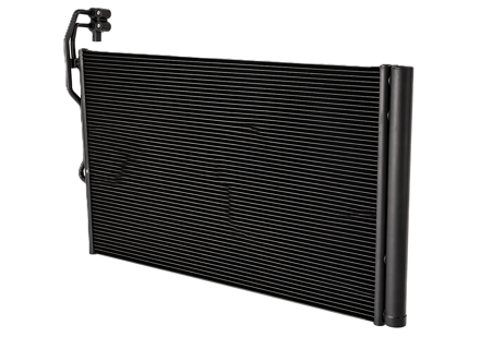 Radiator/airconditioningcondensor. Porsche 958 Cayenne 4.8L Turbo 2010-2017 - 95857311103, 95857311101 - 11125A