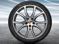 Cerchi in lega da 21' Cayenne dal design esclusivo e pneumatici invernali Porsche originali - 9Y0044600J, 9Y0044610J Cerchi in lega da 21' Cayenne dal design esclusivo e pneumatici invernali Porsche originali - 9Y0044600J, 9Y0044610J