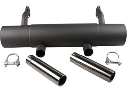 Marmitta di scarico / scatola posteriore del silenziatore. Porsche 356 A/B/C - 1620603100, PO-92104, 61611101005