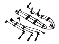 Ontsteking HT-kabelset. Porsche 911 3.2L 1985-89 - 91160201103, 91160201203, 91160201104 - ZE744, ZE744