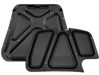 Front and rear trunk lid liner kit. Porsche 986 Boxster 2001 - 2004 - FS996, RS98604 Front and rear trunk lid liner kit. Porsche 986 Boxster 2001 - 2004 - FS996, RS98604