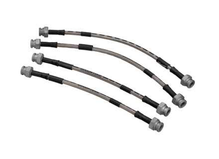 Goodridge RVS remslangen. Porsche 914 - 90135563201, 90135563202, 90135563203, 211611775B, 90135563101, 90135563102, 90135563103, 211611775A, 281611775B, 95135507931, 95135507932