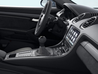 PDK Gear Selector lever, Race-Tex, in Black / Arctic Grey. Porsche 982 Cayman GT4 RS - 982713120APO2 PDK Gear Selector lever, Race-Tex, in Black / Arctic Grey. Porsche 982 Cayman GT4 RS - 982713120APO2