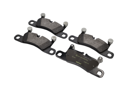 Brake pads, Rear. Porsche 991 3.4L - 2514301, 99135293902, 9Y0698451B, 9Y0698451J, 9Y0698451AD, 9Y0698451AE, 9Y0698451AF, 9Y0698451AH, 99135293904