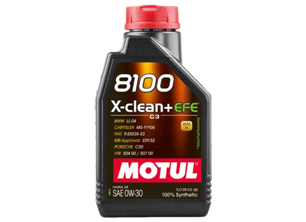 MOTUL 8100 X-CLEAN+ EFE 0W-30 engine oil 1ltr - 109774