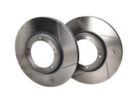 Rotor de disco de freno Delantero. Porsche 911 / 930 / 924 / 944 (OE Part No 477405083A / 91135104120) Par ranurado - 285186C, 477405083D, 91135104120 - 285186C