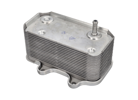 Kühlerölkühler am Motor. Porsche 986 / 987 Boxster - 8MO376726111, 31289, 99610702505, 99610702507, 99610702509