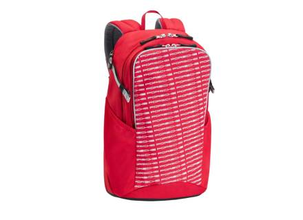 Mochila escolar Porsche, color rojo. - WAP0350010N0WW