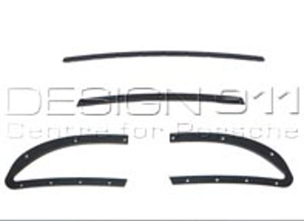 Kit de montage de grille d'aération supérieure de pare-chocs avant. Porsche 997 GT3 - 99757556792
