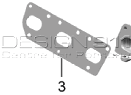 Joint de collecteur d'échappement. Porsche 958 Cayenne / Macan / 970 Panamera - 94611118175