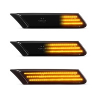 Indicatori di direzione laterali sequenziali a led Fumè per Porsche 997 - 99763103302, 99763103402, 99763103702, 99763103802 Indicatori di direzione laterali sequenziali a led Fumè per Porsche 997 - 99763103302, 99763103402, 99763103702, 99763103802
