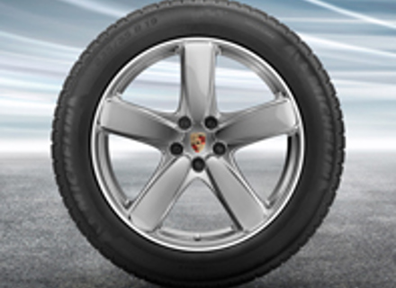 19' Macan Sport Classic Alloy Wheels & Summer Tyres Original Porsche - 95B044665D