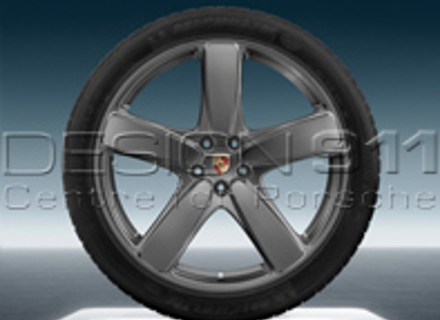 21' Macan Sport Classic Alloy Wheels & Summer Tyres Original Porsche - 95B04460216, 95B04460226