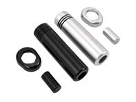 Handbremshebel und -knopf aus Aluminium. Porsche 944 / 968 - 839711327041, 944424259011AJ, 944424259014RB, 944424259017LD, 944424049001AJ, 94442405101, 94442405150 - DH60 SILVER, DH60 BLACK