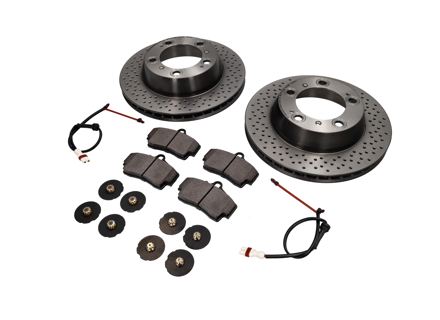 保时捷 Boxster 986 S 专用后刹车片和刹车盘套件 - 98635240301, 98735240300, 98735240301