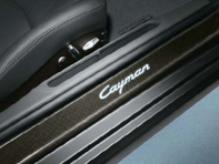 Side Sills Trims in Carbon with Logo, Illuminated. Porsche 987C Cayman - 98704480037, 98704480038, 98755199103 Side Sills Trims in Carbon with Logo, Illuminated. Porsche 987C Cayman - 98704480037, 98704480038, 98755199103
