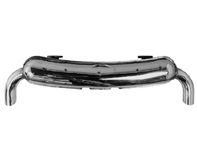 Scarico Marmitta / Silenziatore Scatola posteriore 2in/2out. Con omologazione TÜV/CEE Porsche 911 1974-89 - 92511SD, 92.511SD, 1620604100 - 92.511SD, 1620604100