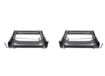 Tilting seat base S-seat with sliders (PAIR). Porsche 911 69-73 - 91152106700, 91152106800, 91152148100, 91152148200 - SET11.1.118, SET11.1.139, SET11.1.139, SET111118, SET111139, SET111139