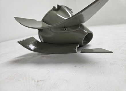 DAMAGED Air Deflector Alternator. Porsche 911 1970-77 - 91110603300