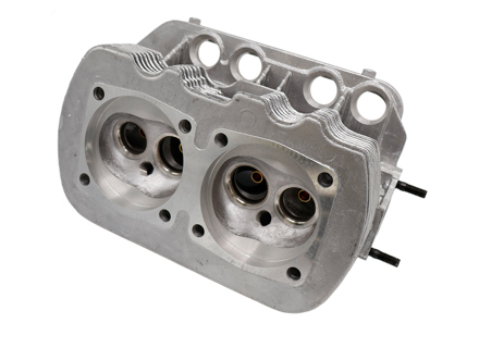 Bare Dual Port Cylinder Head 35.5x32mm for 1600cc Air-Cooled VW Type 1 Engines - Beetle, T2 Bus, Karmann Ghia - 043101355CAA