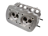 Bare Dual Port Cylinder Head 35.5x32mm for 1600cc Air-Cooled VW Type 1 Engines - Beetle, T2 Bus, Karmann Ghia - 043101355CAA