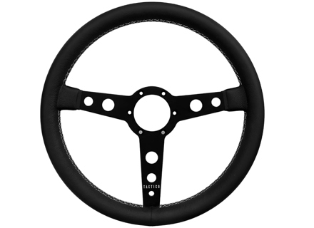 Steering wheel 130R Series Full Grain Leather with Crossed or Parallel stitching. 350mm. Porsche 911 / 964 / 993 / 924 / 944 / 968 / 928 - 74152, 74153