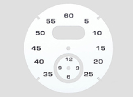 运动计时仪表盘，白色。保时捷 997 / 991 / Boxster / Cayman / Panamera - 97641997061 - F97 641 997 061, F97641997061