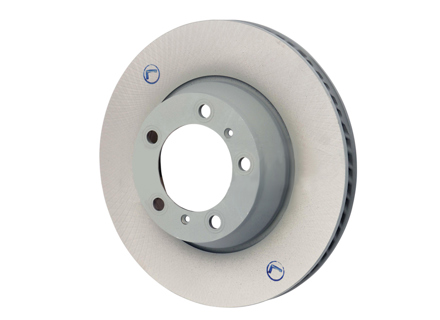 Brake disc rotor, REAR, smooth monoblock, 330x28mm. Porsche 971 Panamera - 971615601F, 971615602F, 460.4508.20, 460.4509.20 - PRL39923, PRR39924