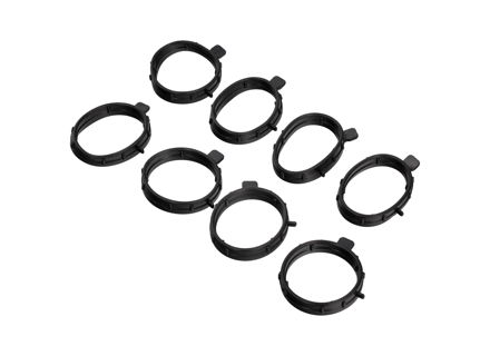 Jeu de 8 joints pour puits de bougies d'allumage dans les cache-culbuteurs. Porsche 957 Cayenne / 958 Cayenne / 970 Panamera - 94810593702 - 523.100