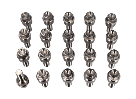 Lightweight Titanium wheel bolts for Porsches (PACK OF 20) - 99736120000, 99736120302