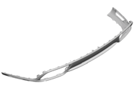 Unterer Spoiler für die hintere Stoßstange. Porsche 991.2 Turbo 2017>> - 99150581103OK1, 99150581103OK1