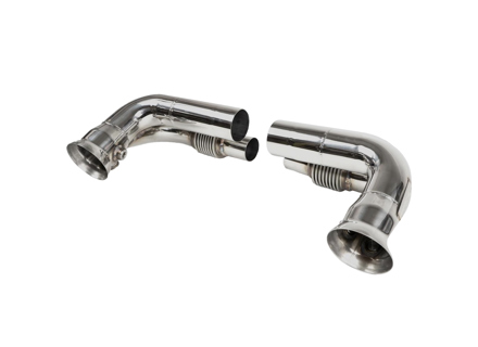 Silenziatore di scarico / tubi di bypass del silenziatore NON VALVOLATI. Porsche 997 GT3 - 99711104790, 99711104795, 99711104890, 99711104895