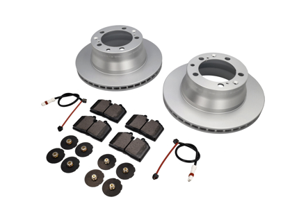 REAR Brake Pads and Brake Disc Package. Porsche 964 C4 1989-93 LARGE CALIPER - 96535293905, 96535293904, 95135204102, 95135204105ABS, 96435193903BRE, 96461236501, 99635208602, 99635208600, 15940, 95135204105, 96435193903, P85094, 93035193802, 93035193803, 93035193804, 93035193805, 93035194015, 93035194025, 95135193006, 95135193016, 95135193901, 95135193902, 95135193903, 95135193904, 95135193905, 95135193908, 96435193002, 96435193902, 96435293000, 96535293000, 96535293003, 96535293004, 96535293900, 96535293903, 99335293003, 99335293903, 96435193905, 96461236500, 96461236502, 99635208601, 96435209601, 96435209600
