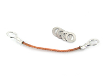 Steering coupler ground strap. Porsche 356 - 35647104, NLA-47-104