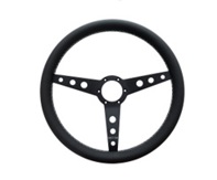 Steering wheel Turn 8 full grain leather with parallel or crossed stitching 380mm. Porsche 911 / 964 / 993 / 924 / 944 / 968 / 928 - 74212, 74213