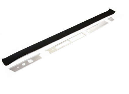 Aluminium dashboard trim set. Porsche 911 1969–1973 LHD - 91155201300, 90155201300, 81253-1