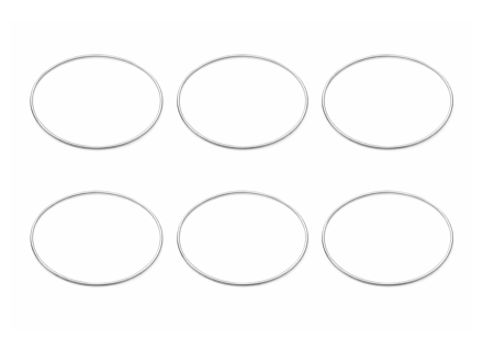 Cylinder head gasket set, SET OF 6. Porsche 964 / 993 - 96410411520 - 470.600