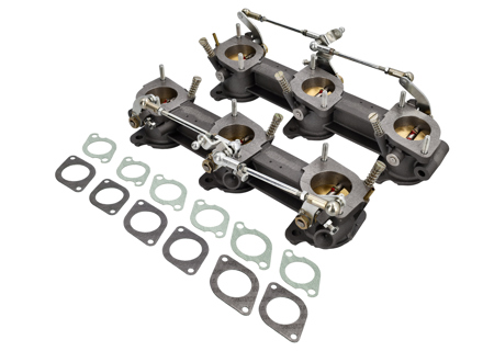 Corpo farfallato MFI completo di set di guarnizioni. Porsche 911 2.4 S / 2.7 Carrera - 91111008510, 91111008610