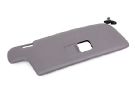 Sun visor with mirror, in Classic Grey. Porsche 993 Coupe - 993731031006WJ, 993731031016WJ, 993731032006WJ, 993731032016WJ