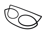 Glass Roof Seal, TARGA. Porsche 996 Carrera / 997.1 Carrera / 997.2 Carrera - 99656233100 Glass Roof Seal, TARGA. Porsche 996 Carrera / 997.1 Carrera / 997.2 Carrera - 99656233100