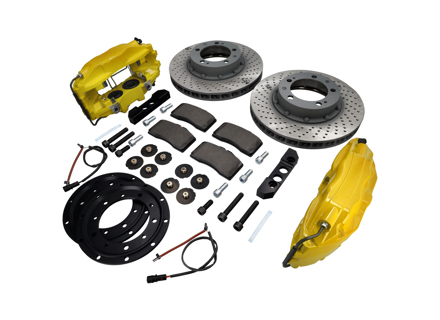 Bremssattel & Scheibe 'Big Yellows' Front Upgrade Kit für Porsche 911 - FVD351964499ALU