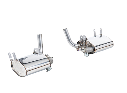 Milltek Sportuitlaat met klep voor Porsche Sportuitlaat (PSE). Porsche 996 Carrera 2 / 4 / Carrera 4S. - 99611198404, 99611198504, 00004420018, 99660512301, 7PP906270, 00004420019, 00004420021 - SSXPO183