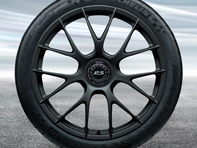 20'/21' 991.2 GT3 RS Magnésium, en Noir (satiné) Jantes alliage d'origine Porsche - 99104460337