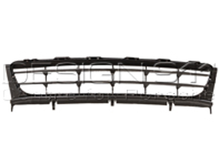 Grille centrale de pare-chocs avant. Porsche 997.2 Turbo - 9975055410401C