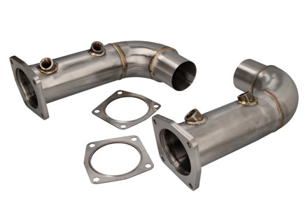 Exhaust cat bypass pipes Porsche 991.1 / 991.2 Turbo / Turbo S - 99711301030, 99711300930, 997113010AX, 997113009AX