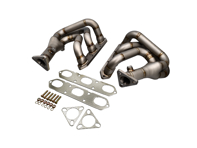 适用于保时捷 986 2.5L / 2.7L / 3.2L 的 1/8 英寸不锈钢（钛合金）排气歧管（一对） - 3606308601, 3606308602, 99611110106, 99611110206, 99611110105, 99611110205, 99611110300, 99611110400