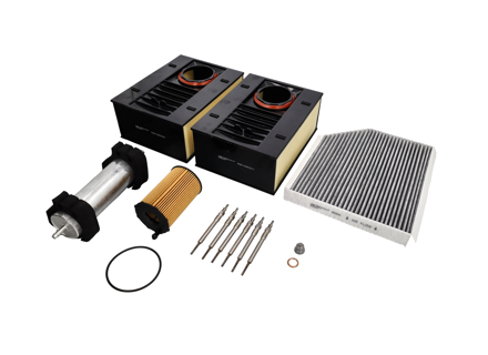 Service- und Wartungskit für Porsche 95B Macan S 3.0L Diesel 2014-18 - 95810722220, 95B129620, PAB81943920, PAB127401, PAB963319, PAF911679, N0138495