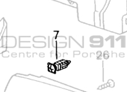 Door Card Expander Nut Porsche 996 / 986 Boxster - 99655583105, 99655583205