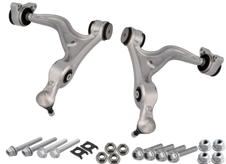 Kit complet de triangles inférieurs. Porsche 971 Panamera (Groupe de charge de base 1) - 971407151D, 971407151H, 971407151K, 971407151M, 971407151P, 971407151R, 971407151T, 971407152D, 971407152H, 971407152K, 971407152M, 971407152P, 971407152R, 971407152T